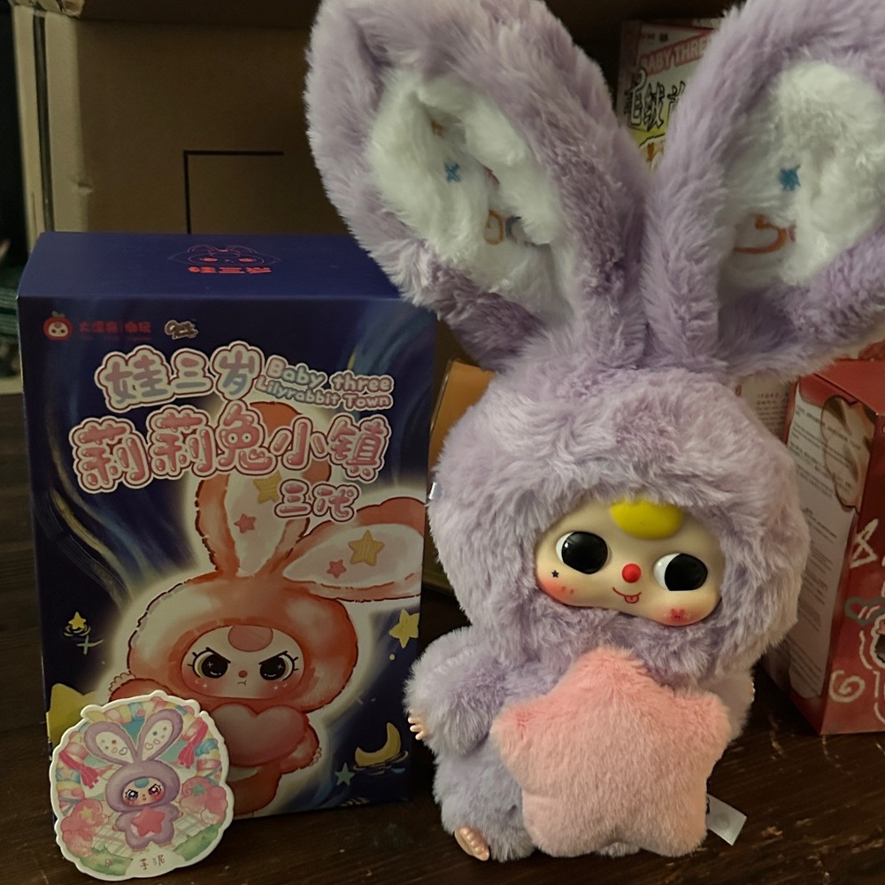 Lily Rabbit Town BB3 Plush confirmed box